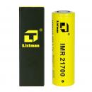 リストマン(Listman)　IMR 21700 3800mAh 40A フラットトップ リチウムイオン充電池 2個