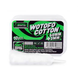 ウォトホ(Wotofo)　Agleted Organic Cotton　オーガニックコットン 10個