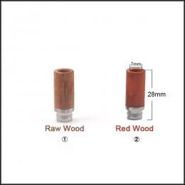 Stainless & Wood Wide Bore 510 ドリップチップ(Drip Tip)