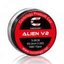 コイルロジー Alien V2 コイル (10個/パック)　(Coilology Alien V2 Coil Ni80 3*26/36Ga 3mm)