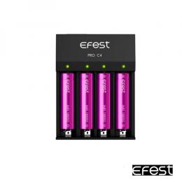 Efest プロ C4 チャージャー USプラグ(Efest PRO C4 Charger US Plug)